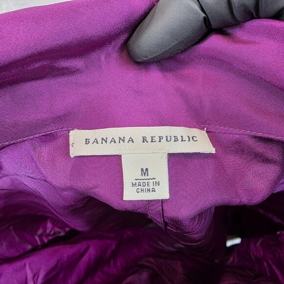 Banana Republic Dress Womens Medium Purple Silk Cowl Neck Sleeveless Elegant - Picture 11 of 11